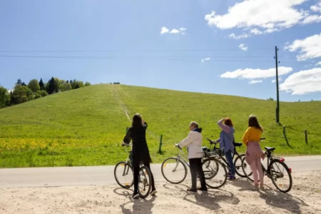 Itinéraire cyclable des vues panoramiques à Veclaicene